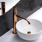 Umyvadlová baterie Rea Lungo Diamond - Copper vysoká  2