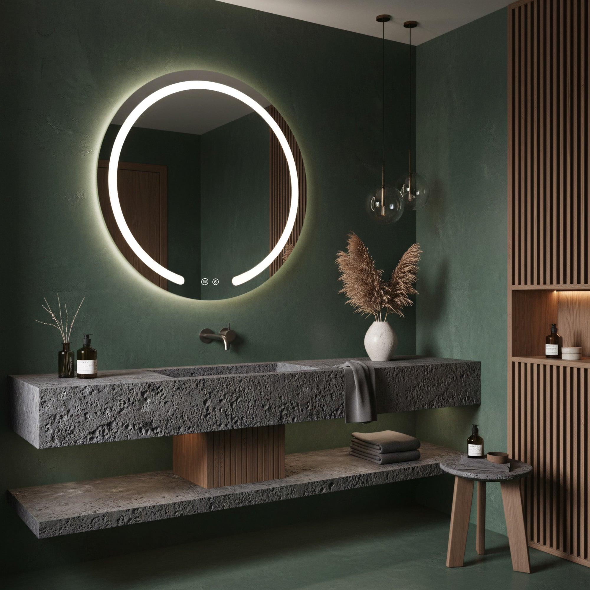 Zrcadlo LED 90cm Modern  2