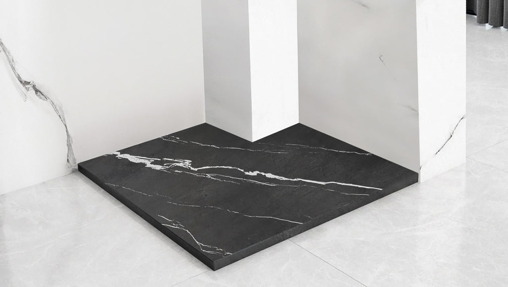 Sprchová vanička Bazalt CARRARA BLACK 90x90  4