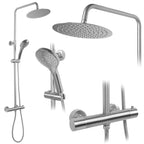 Sprchový set s termostatem REA VINCENT NICKEL BRUSH INOX  1