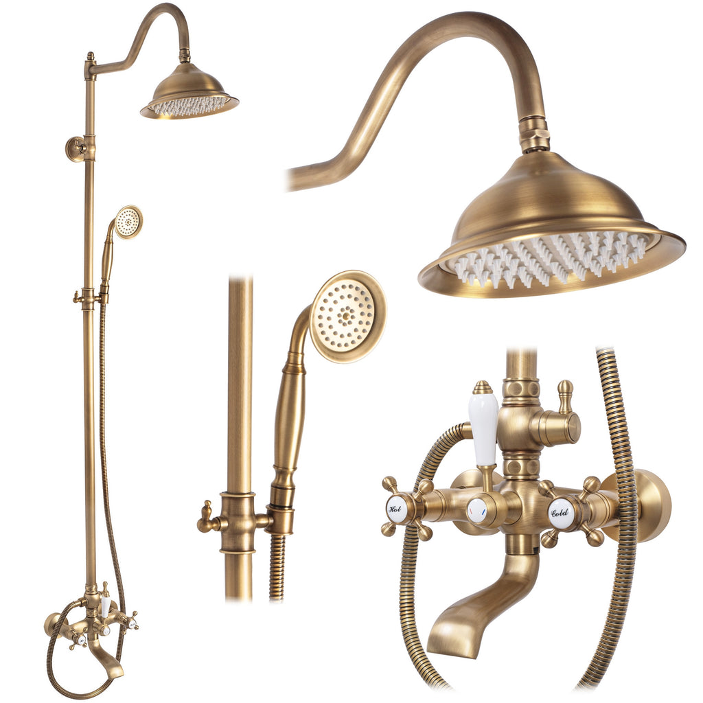 Sprchový set REA BERGAMO antique bronze  1