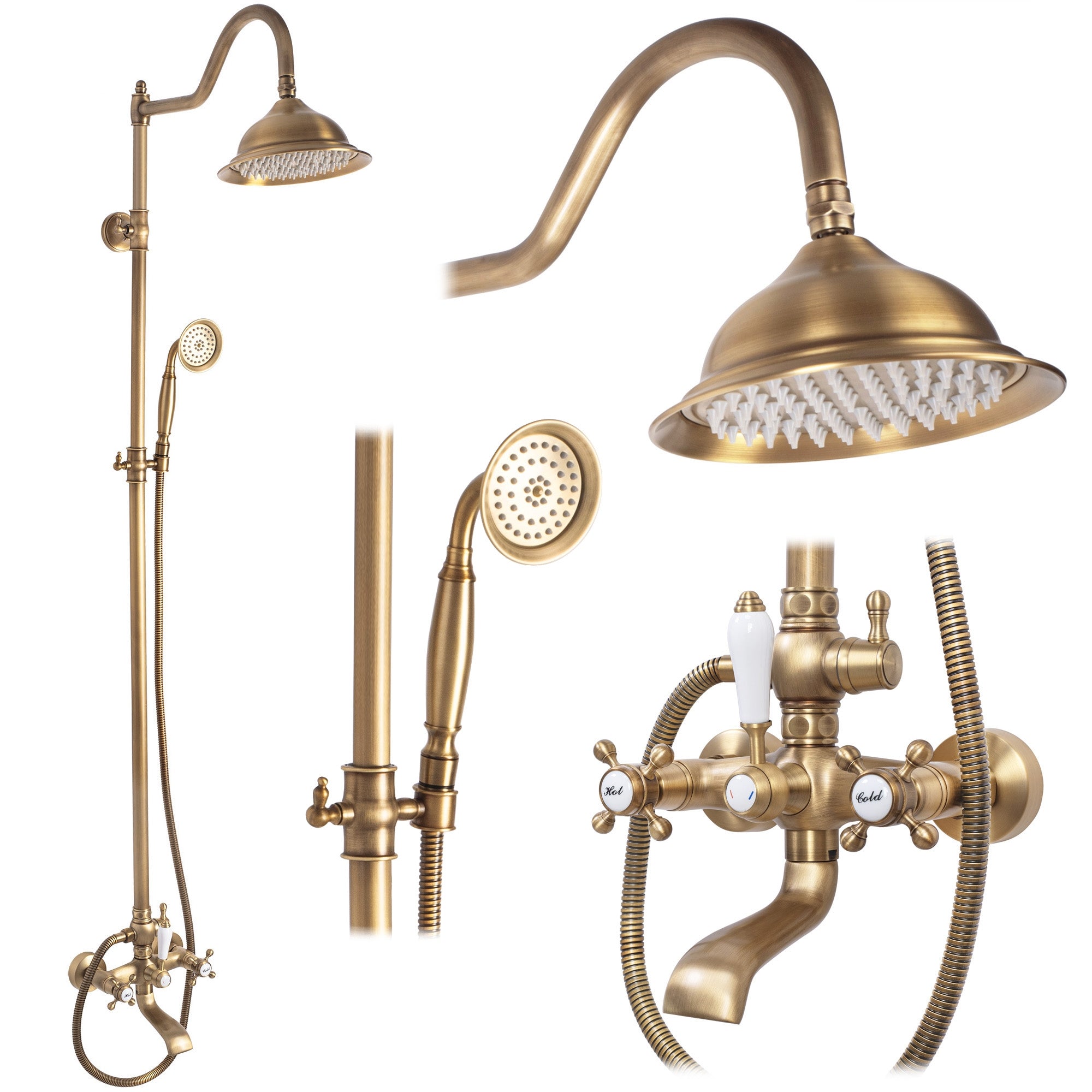 Sprchový set REA BERGAMO antique bronze  1