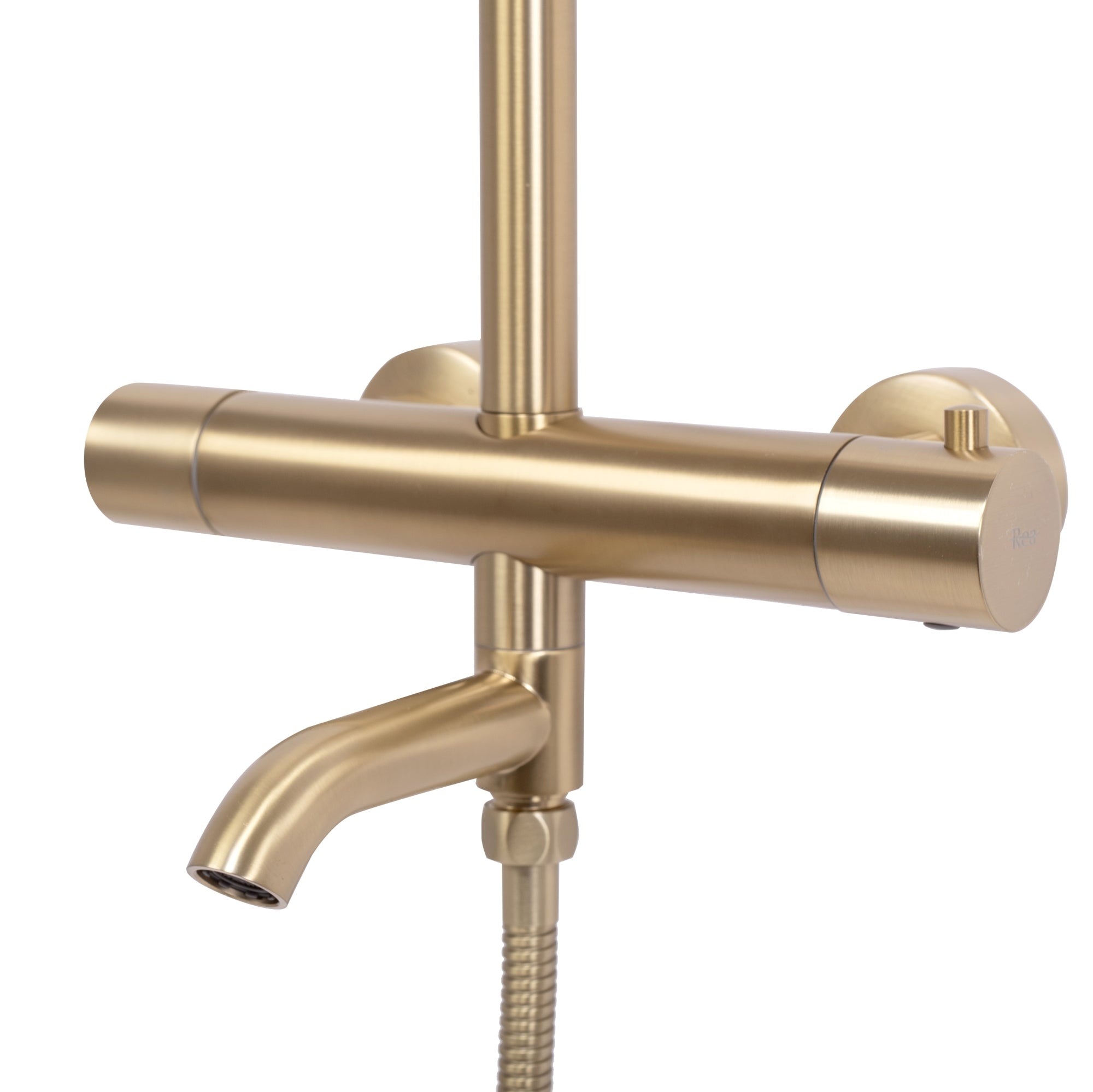 Sprchový set s termostatem REA LUNGO Gold Brush  8