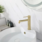 Umyvadlová baterie REA Foss GOLD BRUSH nízká  10