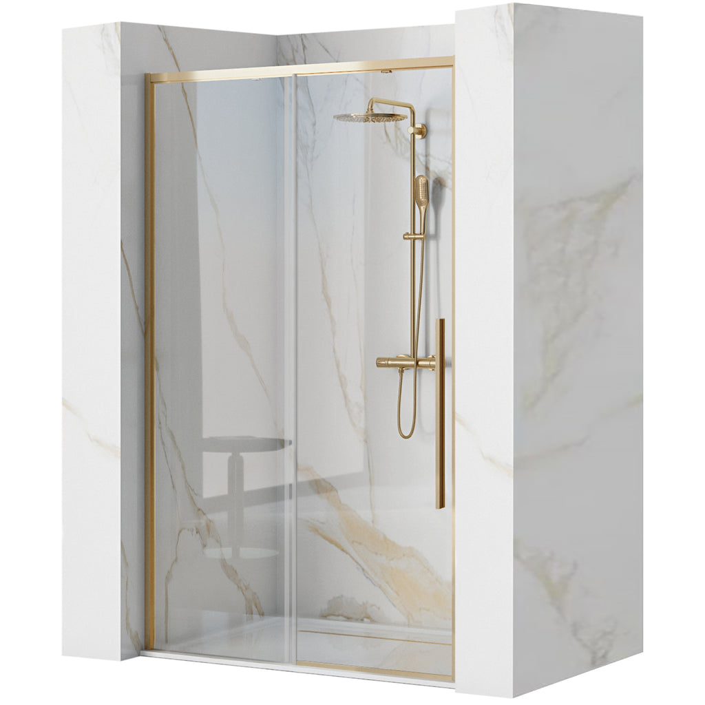 Sprchové dveře REA SOLAR - zlaté 100  1