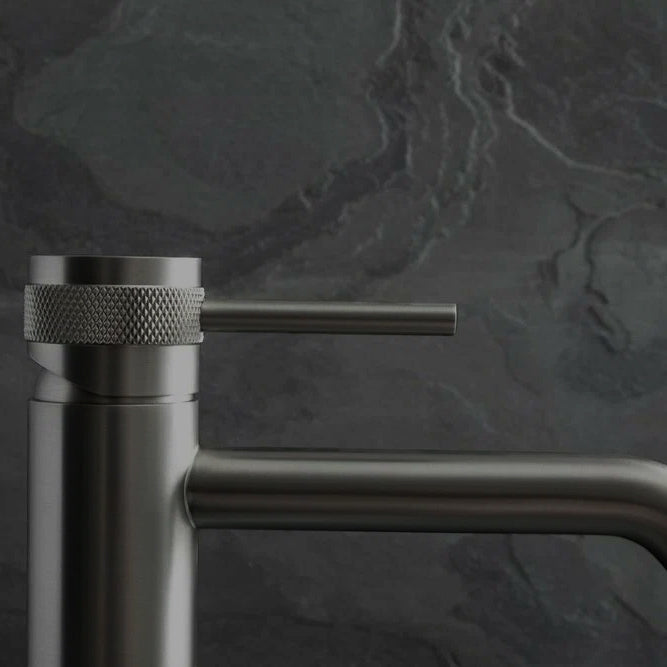 Umyvadlová baterie REA Lungo Grip - Gun Grey, vysoká  8
