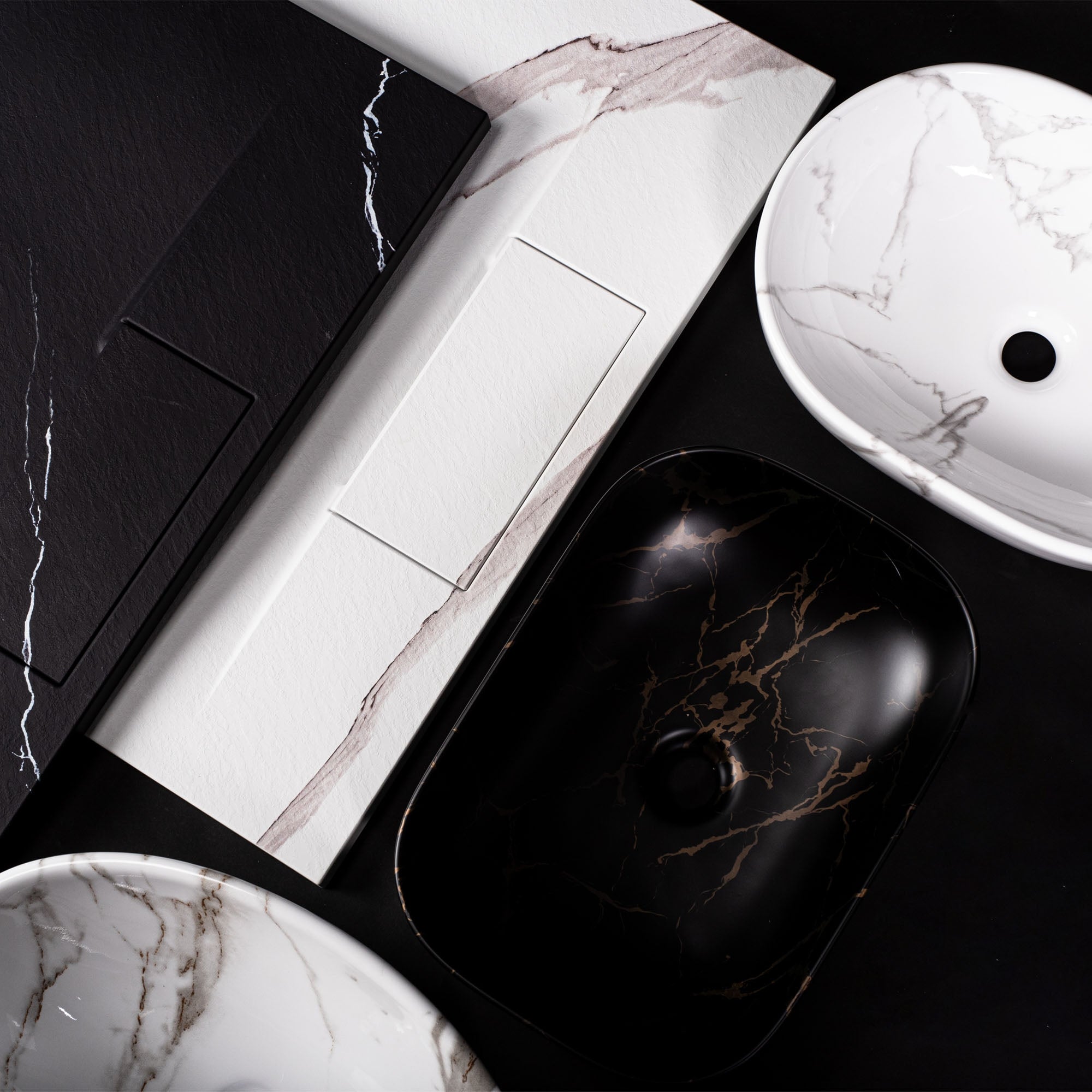 WC mísa bez splachovacího okruhu Rea Carlos Nature Marble  8