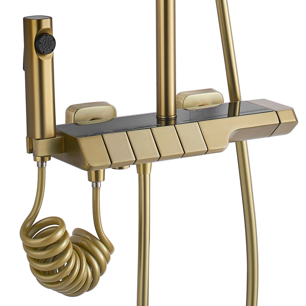 Sprchový set s termostatem REA ROB Gold Brush  11