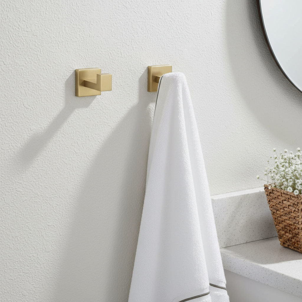 Sada koupelnových doplňků Rio Brush Gold 4 díly  3