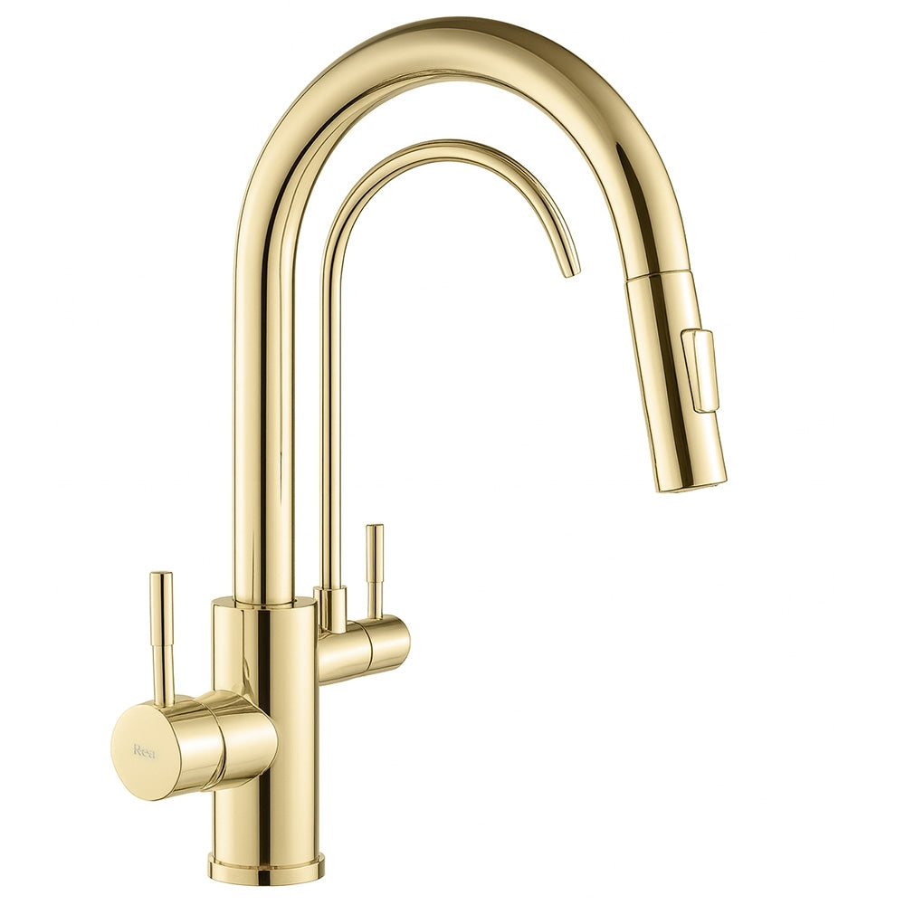 Kuchyňská baterie Rea Eco Fresh GOLD  1