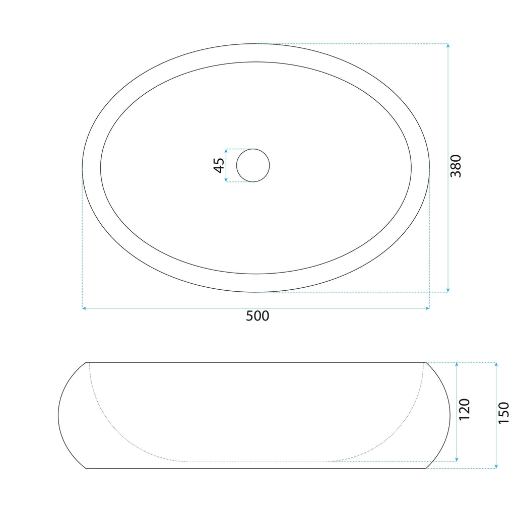 Umyvadlo na desku Mika Beige  8