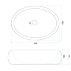 Umyvadlo na desku Mika Beige  8