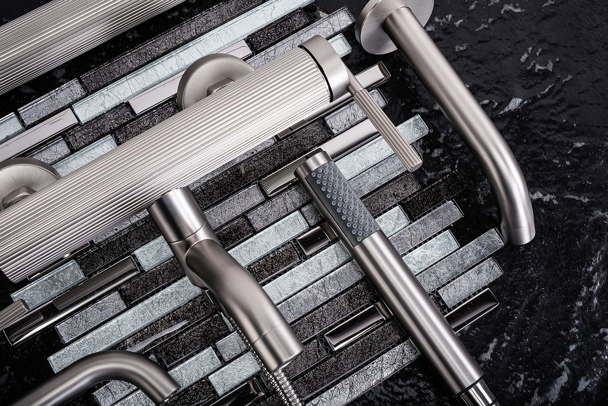 Koupelnová baterie REA Argon Brush Nickel  4