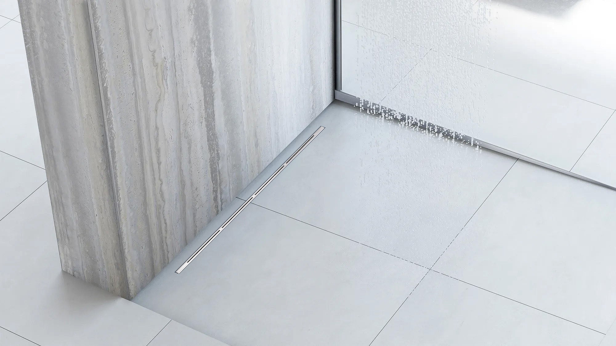Odtokový žlab Rea FILO Nickel Brush 70  6