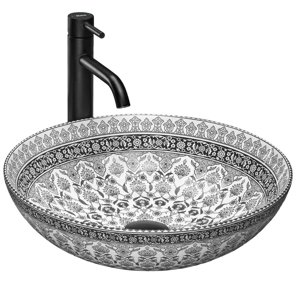 Umyvadlo na desku REA ARTE dark grey  2