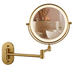 Zrcadlo LED Glow Old Gold  10