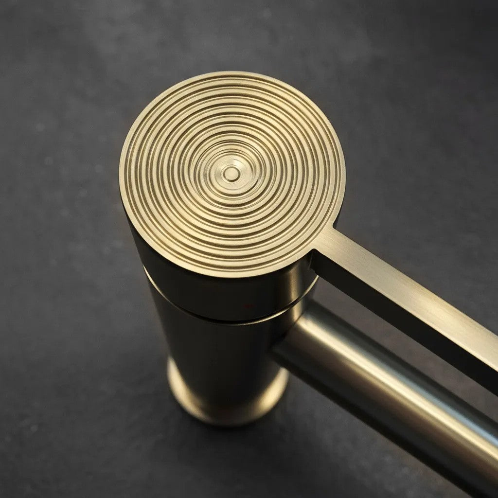 Umyvadlová baterie REA Foster Nickel Gold Low  10