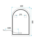 Zrcadlo LED 80x60cm CAMLOT  10