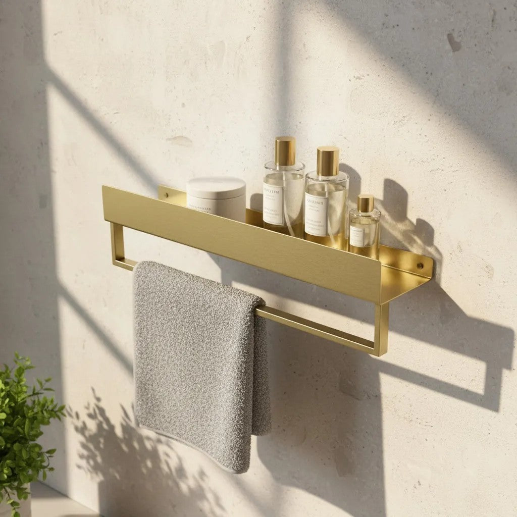 Police do koupelny SF01 60cm gold brush  10