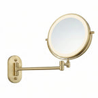Zrcadlo LED Glow Brush Gold  10