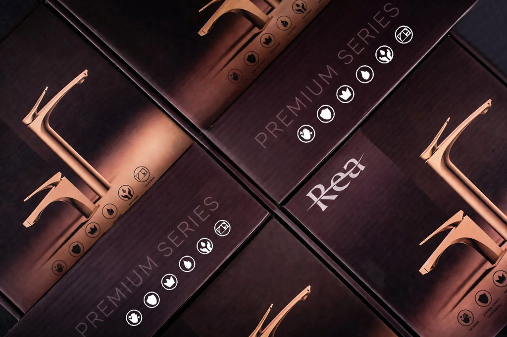 Umyvadlová baterie PREMIUM REA Vision Brush Copper High  10