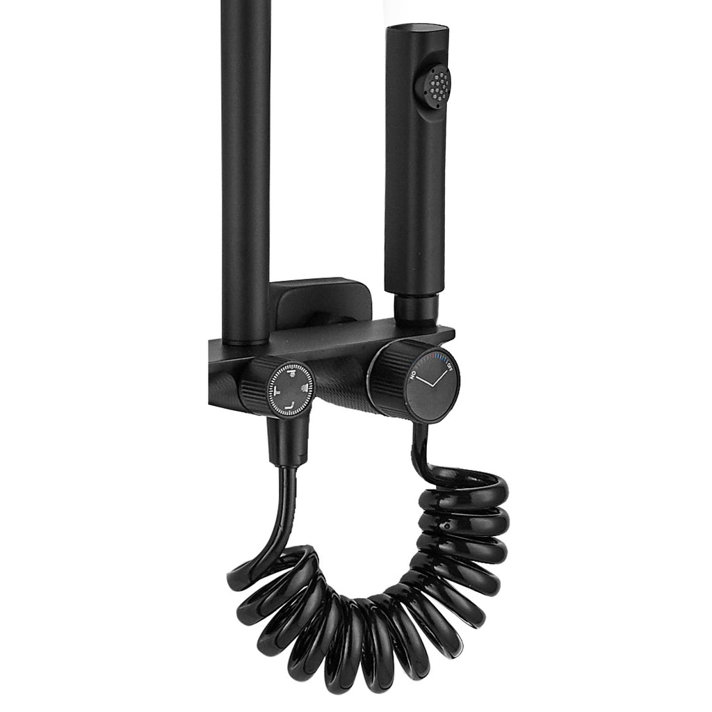 Sprchový set REA HELIX Black  6