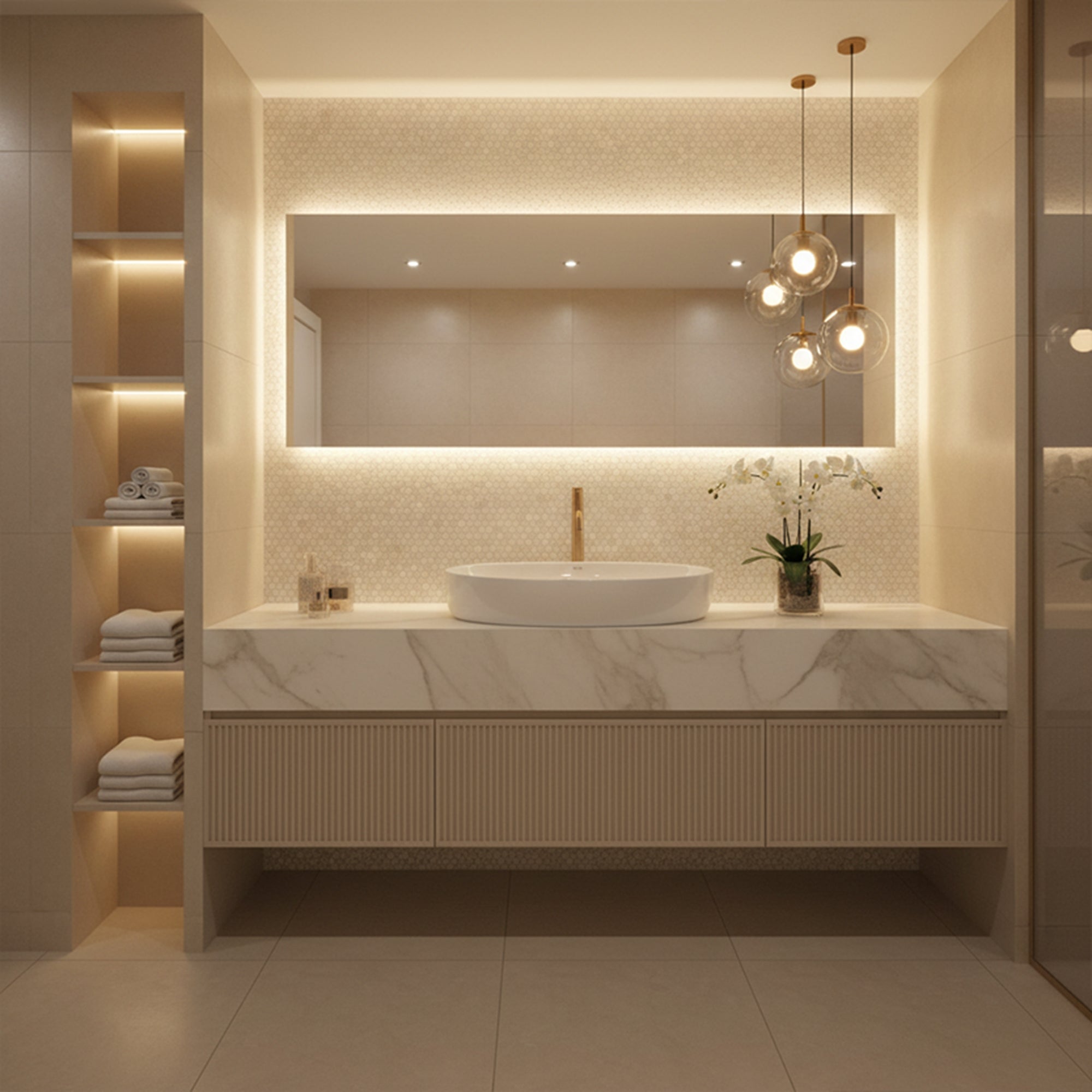 Umyvadlo na desku Joana 65  5