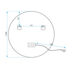 Zrcadlo LED 60cm MMJ  11