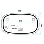 Zrcadlo LED 100x60cm TOP-4  11