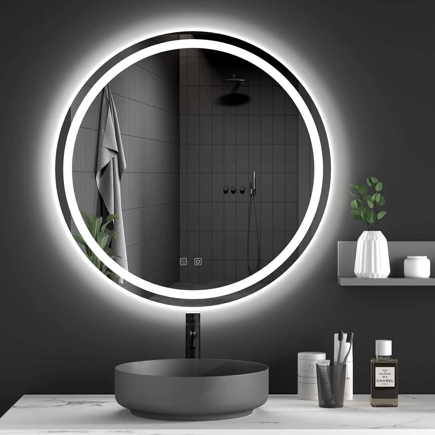 Zrcadlo LED 90cm  BAS  11