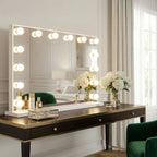 Zrcadlo LED HOLLYWOOD White 80x60  11