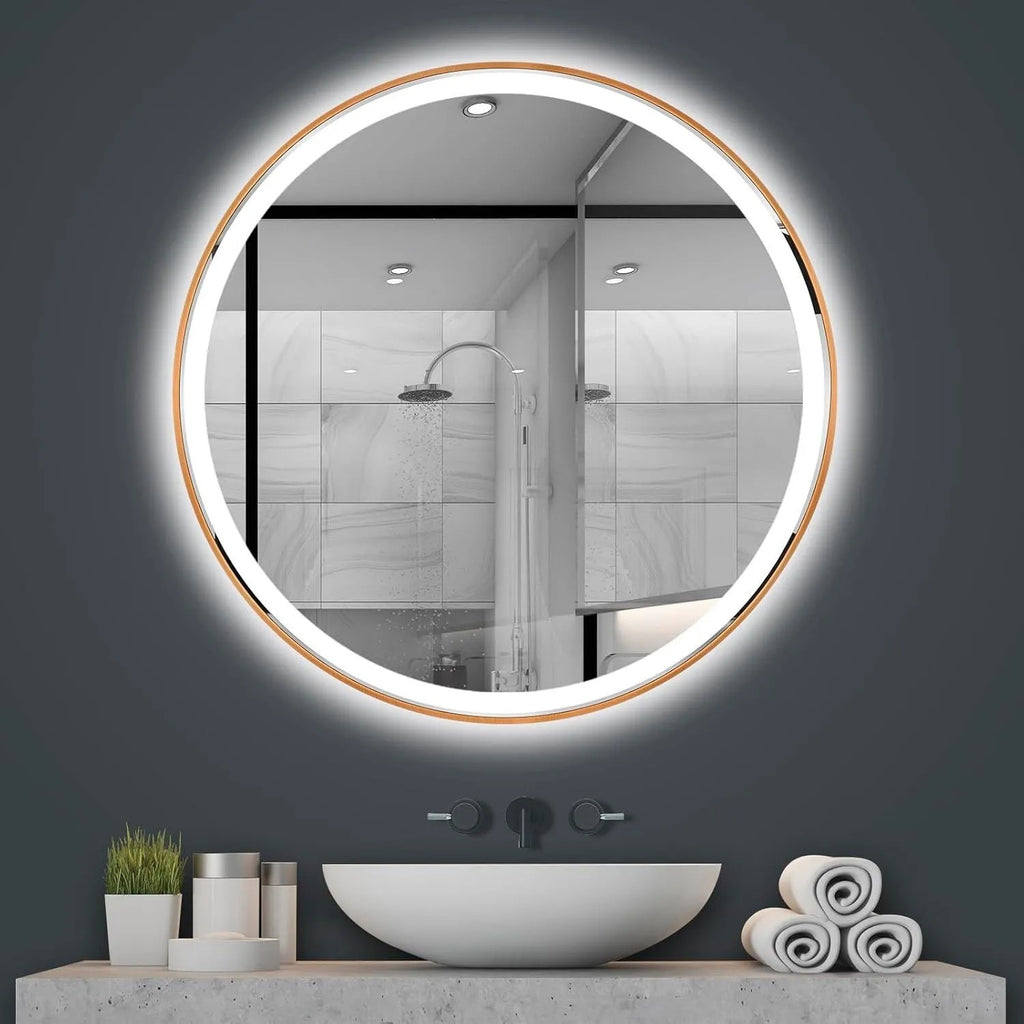 Zrcadlo LED 80cm MMJ BRUSH COPPER  11