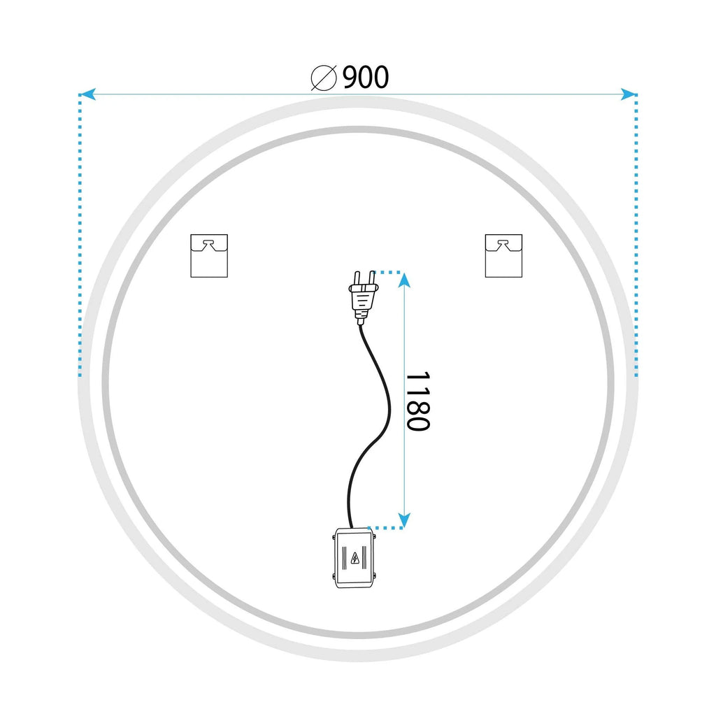 Zrcadlo LED 90cm FFJ90  11