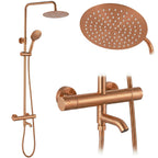 Sprchová sada s termostatem REA LUNGO Diamond - Copper Brush  11