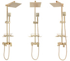 Sprchový set REA JACK BRUSHED GOLD  2