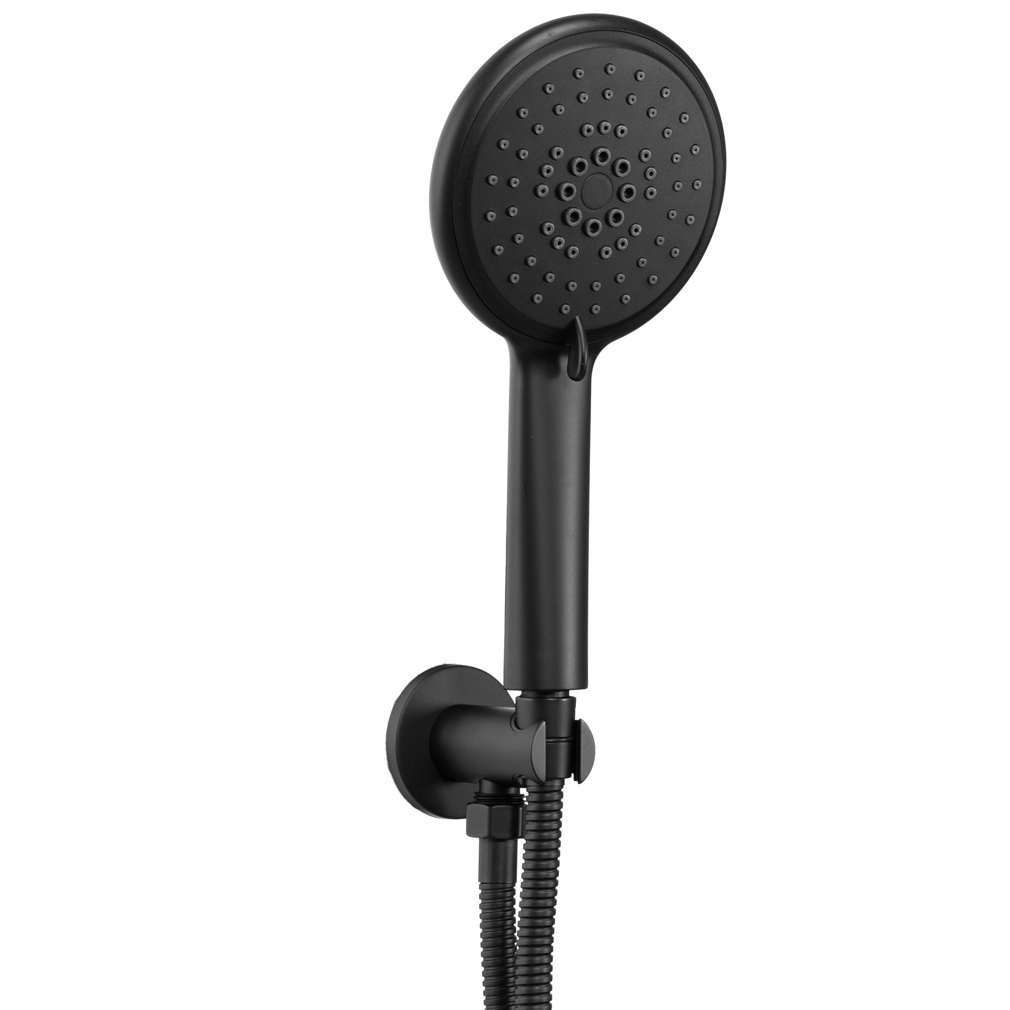 Podomítková sprchová sada REA MILD - matně černá-růžové zlato + BOX  5