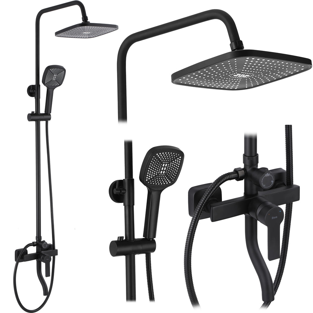 Sprchový set REA ARGUS BLACK MATT  1