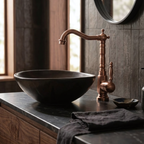 Umyvadlová baterie REA Bona Brush Copper High  2