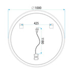 Zrcadlo LED 100cm FFJ100  13