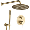 Podomítková sprchová sada Rea Lungo Grip Gold Brush  + BOX  1
