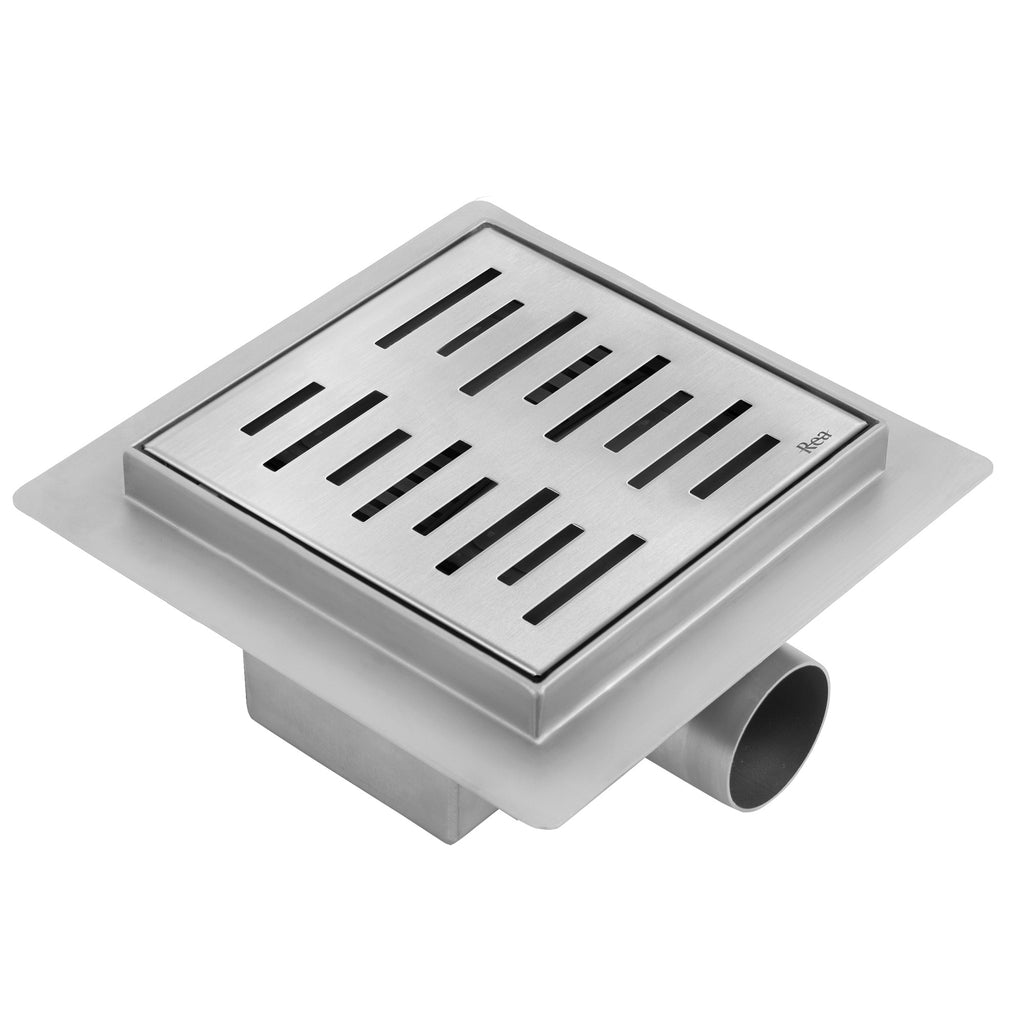 Odtokový žlab REA LINE 150x150 Nickel Brush  3