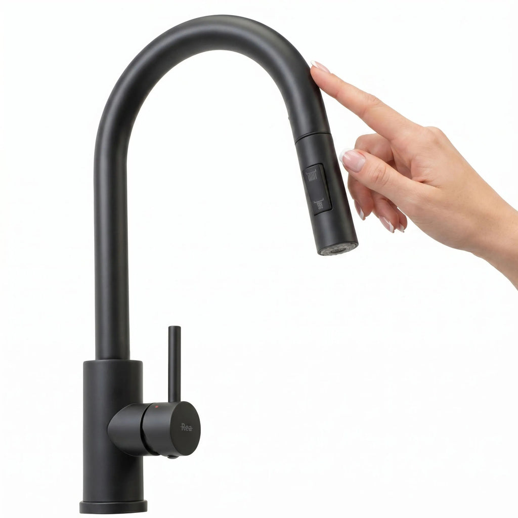 Kuchyňská baterie Rea Fresh Touch Black Matt  14