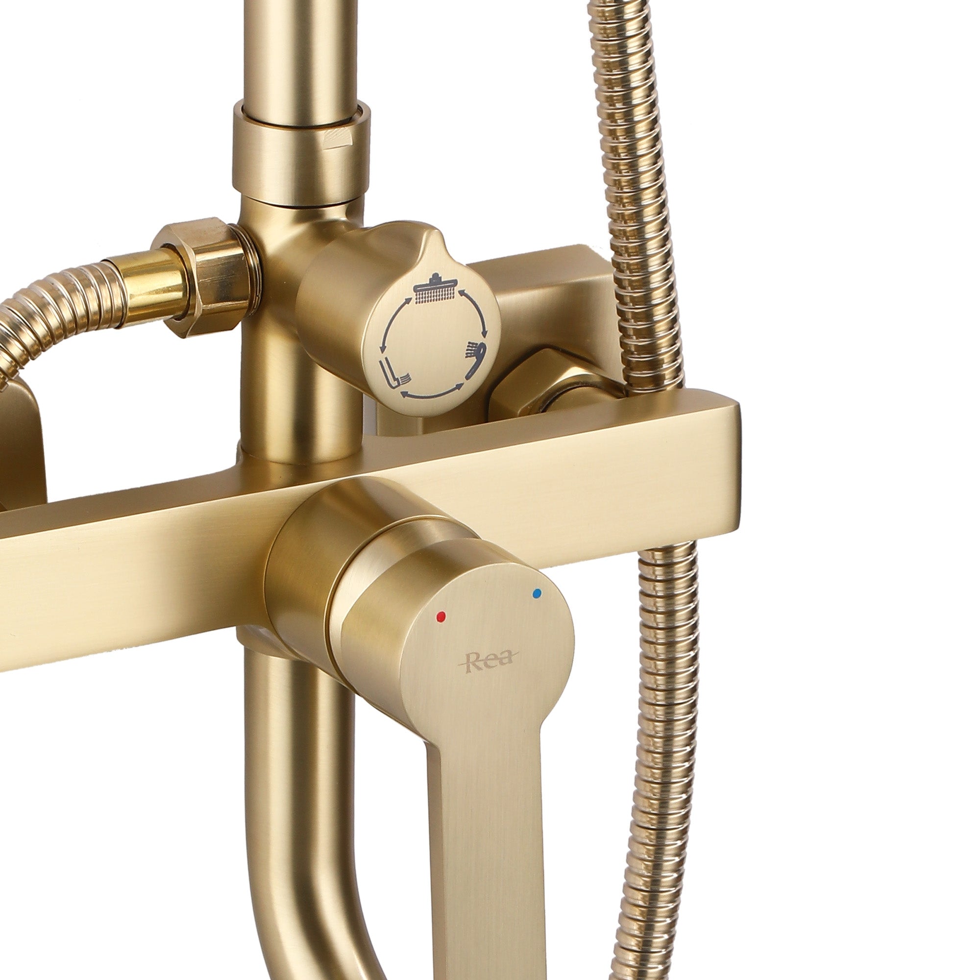 Sprchový set REA ARGUS GOLD BRUSH  3