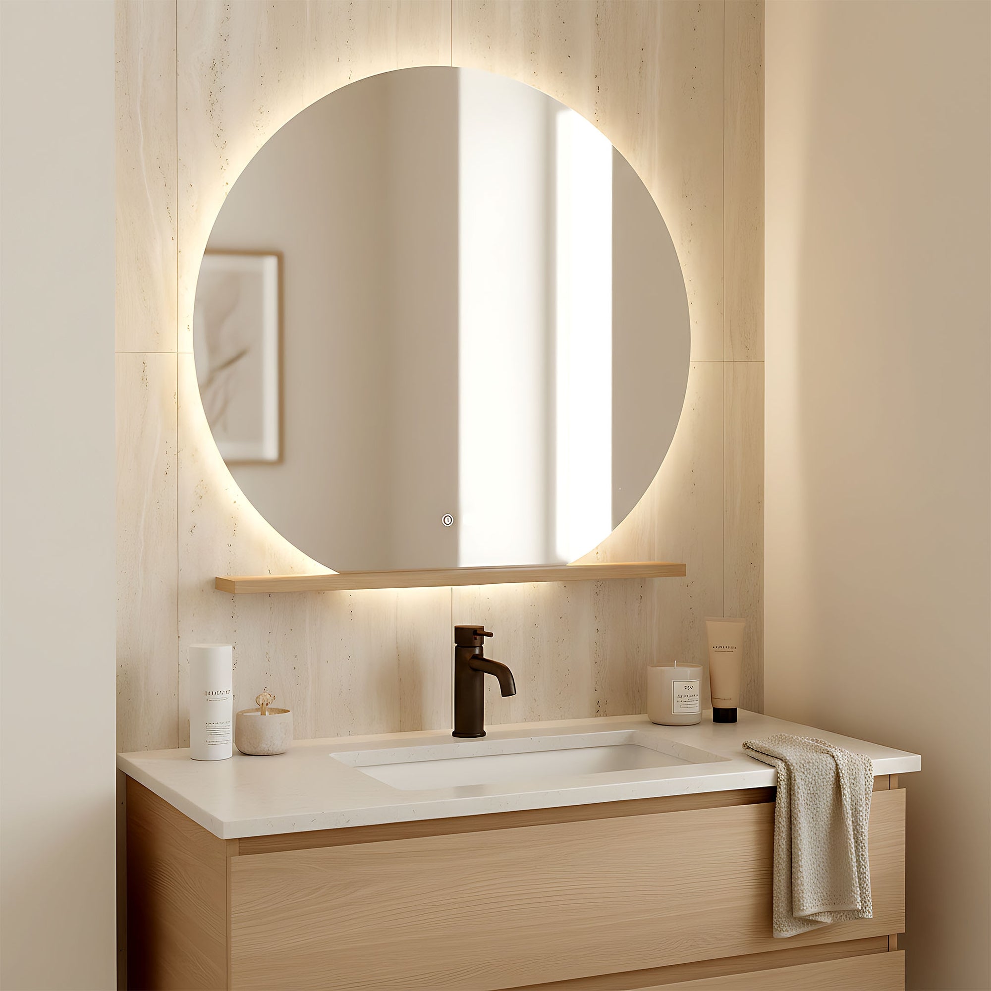 Zrcadlo LED 90cm Fabio  6