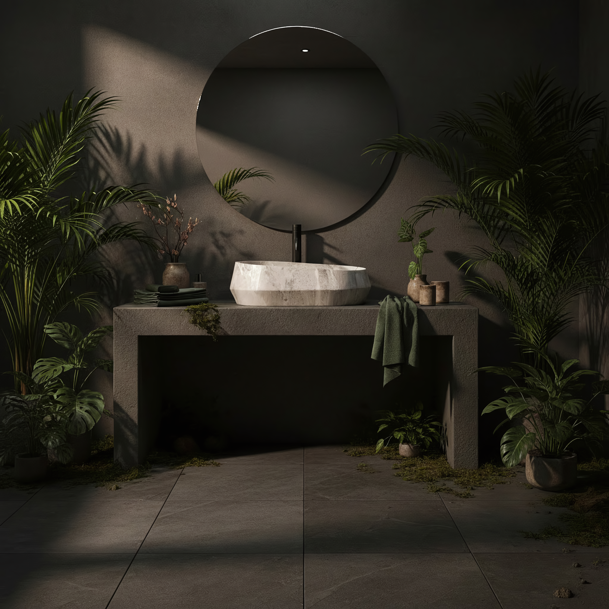 Umyvadlo na desku Zoe Rock  7