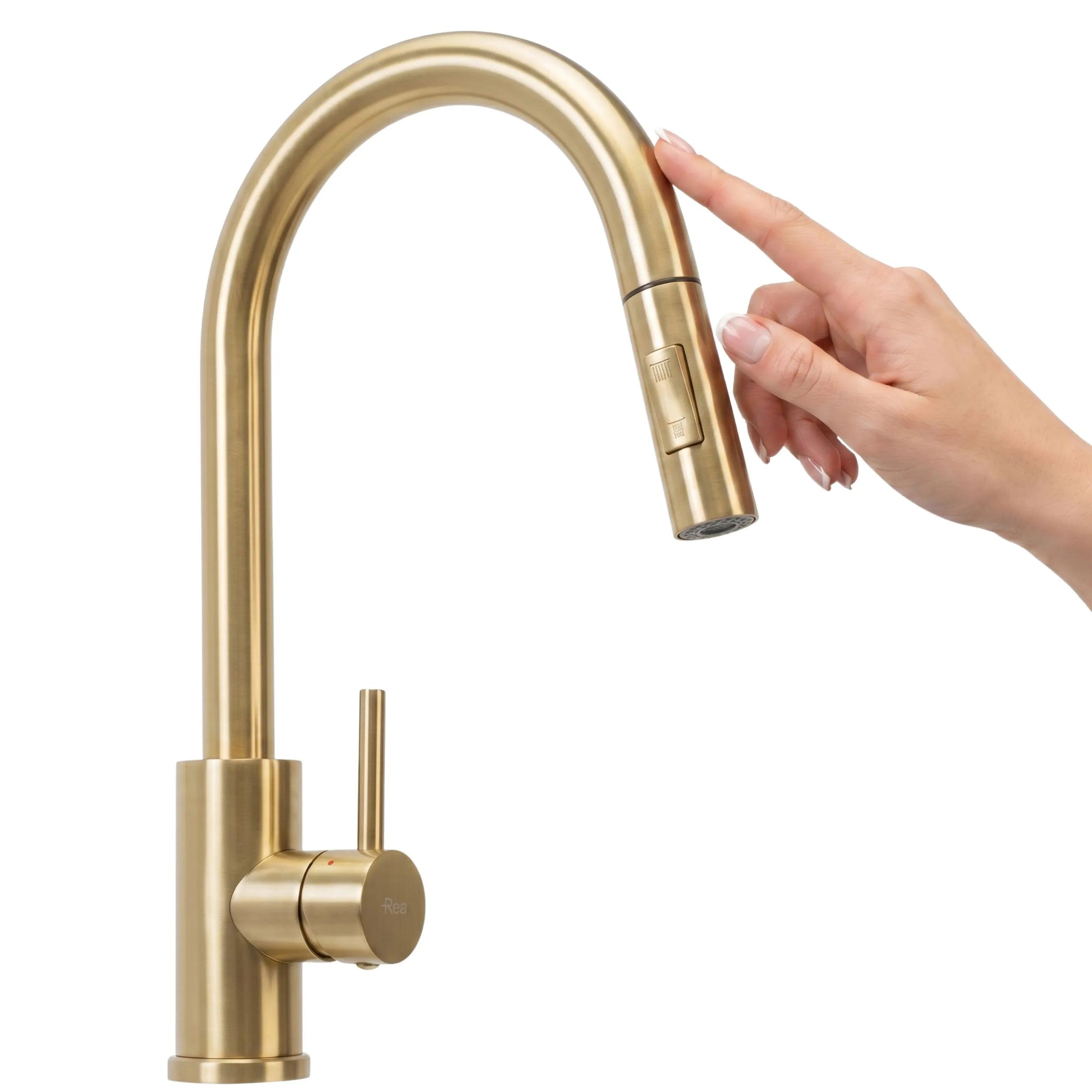 Kuchyňská baterie Rea Fresh Touch Brush Gold  1