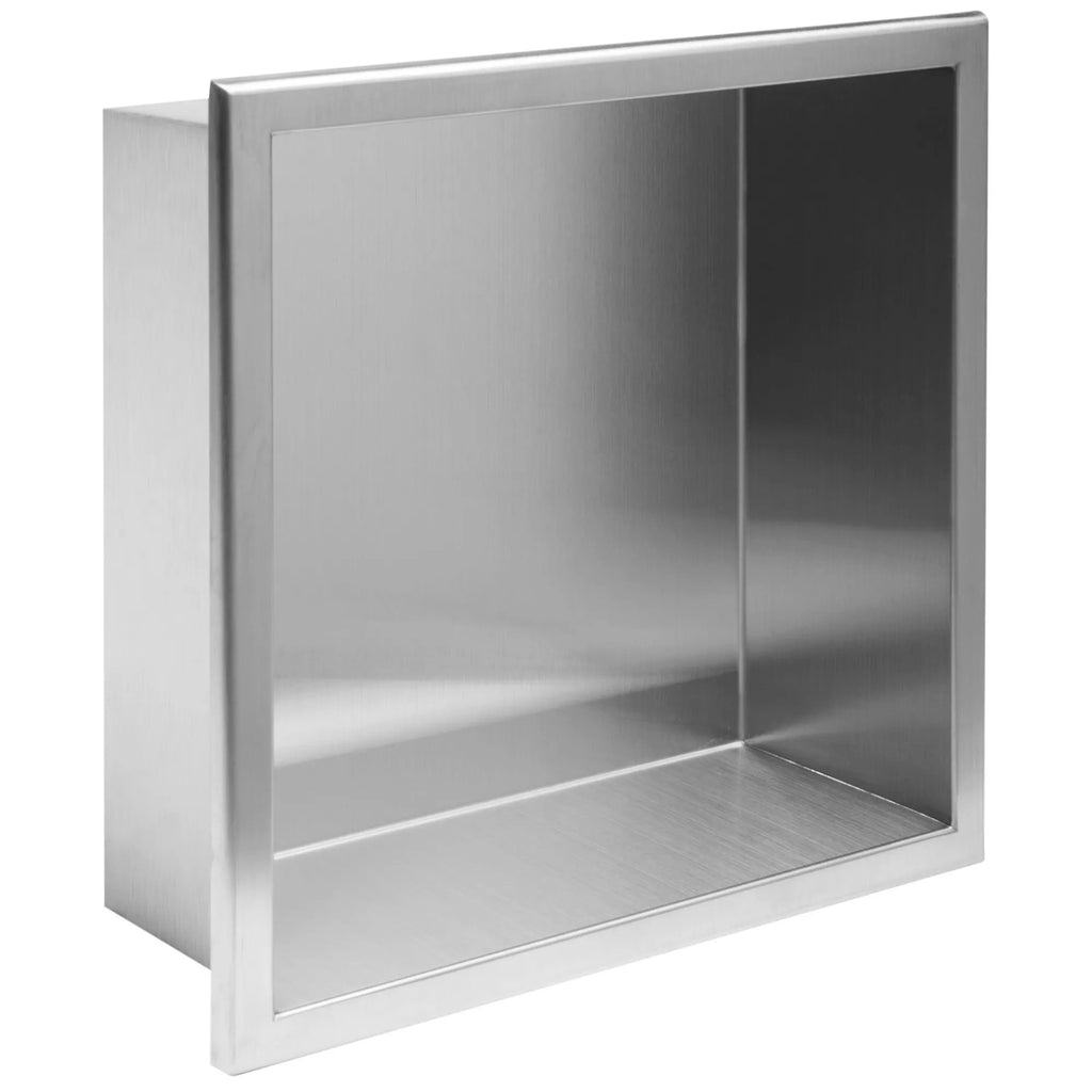 bathroom shelf 30x30 steel brush  1