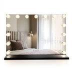 Zrcadlo LED HOLLYWOOD Black  1