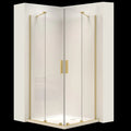 Sprchová kabina REA Montana Double Gold Brush 80x80  1