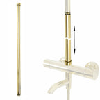Prodloužení pro vanovou/sprchovou soupravu GOLD 60cm  1